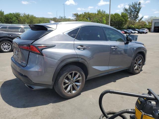 JTJYARBZ8K2131763 - 2019 LEXUS NX 300 BASE ნაცრისფერი ფოტო 3