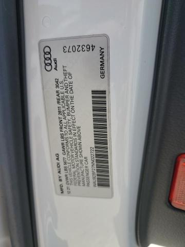 WAU92BF27NN022722 - 2022 AUDI A6 ALLROAD PRESTIGE WHITE photo 12