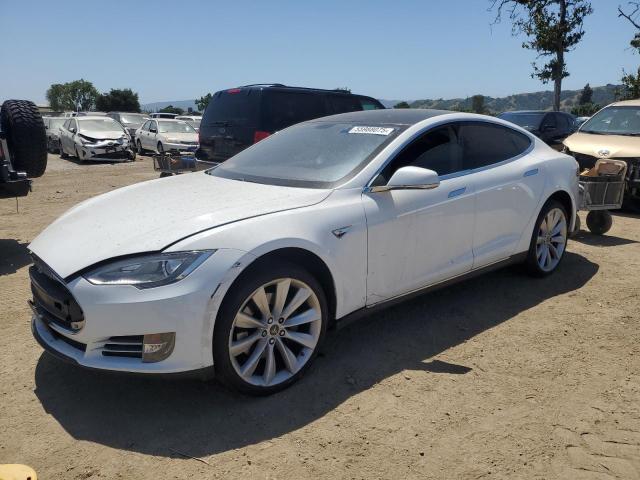 5YJSA1AG9DFP13722 - 2013 TESLA MODEL S WHITE photo 1