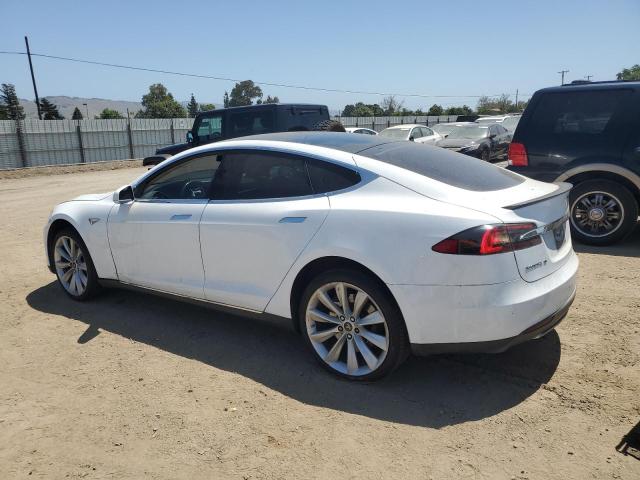5YJSA1AG9DFP13722 - 2013 TESLA MODEL S WHITE photo 2