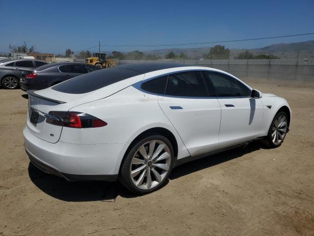 5YJSA1AG9DFP13722 - 2013 TESLA MODEL S WHITE photo 3