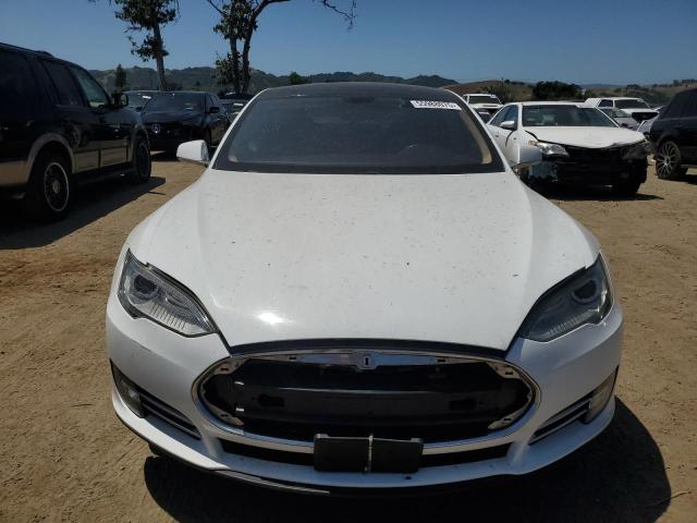 5YJSA1AG9DFP13722 - 2013 TESLA MODEL S WHITE photo 5