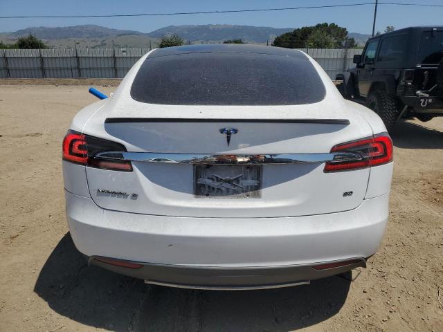 5YJSA1AG9DFP13722 - 2013 TESLA MODEL S WHITE photo 6