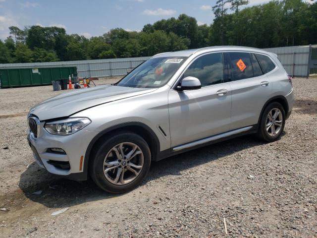 5UXTY5C0XM9G47202 - 2021 BMW X3 XDRIVE30I SILVER photo 1