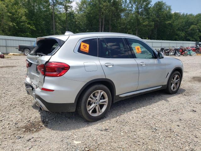 5UXTY5C0XM9G47202 - 2021 BMW X3 XDRIVE30I SILVER photo 3