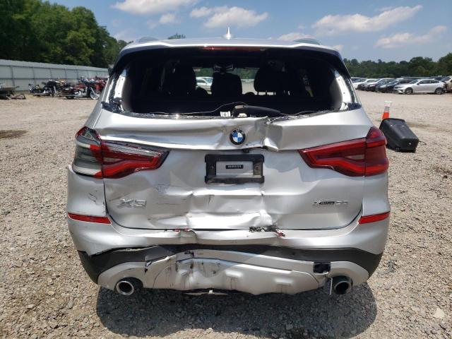 5UXTY5C0XM9G47202 - 2021 BMW X3 XDRIVE30I SILVER photo 6