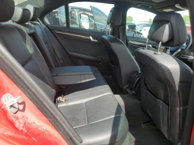 WDDGF8AB3EA957113 - 2014 MERCEDES-BENZ C 300 4MATIC RED photo 10