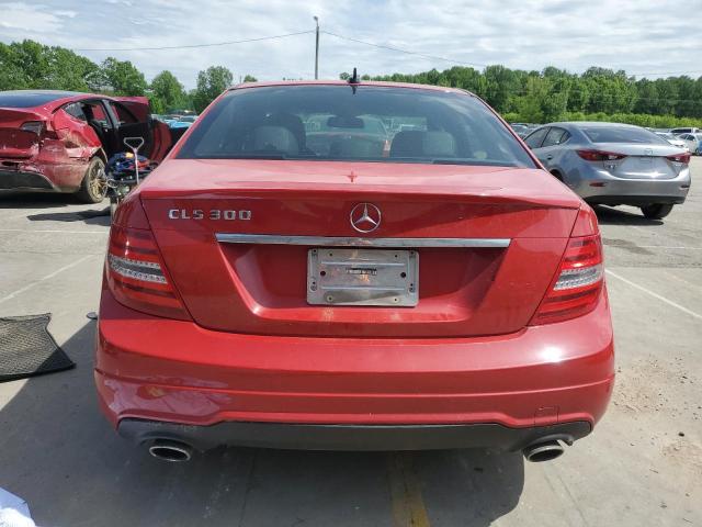 WDDGF8AB3EA957113 - 2014 MERCEDES-BENZ C 300 4MATIC RED photo 6