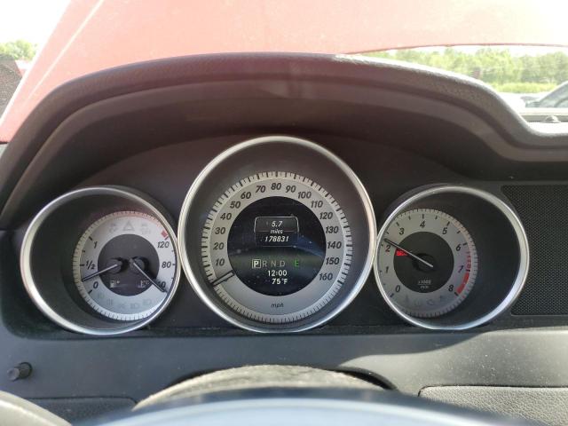 WDDGF8AB3EA957113 - 2014 MERCEDES-BENZ C 300 4MATIC RED photo 9