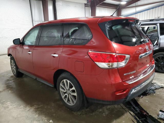 5N1AR2MM3EC697216 - 2014 NISSAN PATHFINDER S BURGUNDY photo 2