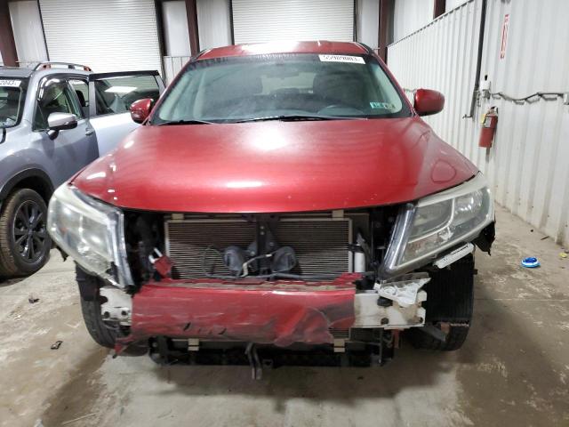 5N1AR2MM3EC697216 - 2014 NISSAN PATHFINDER S BURGUNDY photo 5