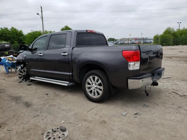 5TFHW5F11CX223965 - 2012 TOYOTA TUNDRA CREWMAX LIMITED GRAY photo 2