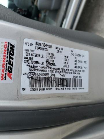 2C4GP54L74R604085 - 2004 CHRYSLER TOWN & COU TOURING Gümüş foto 13