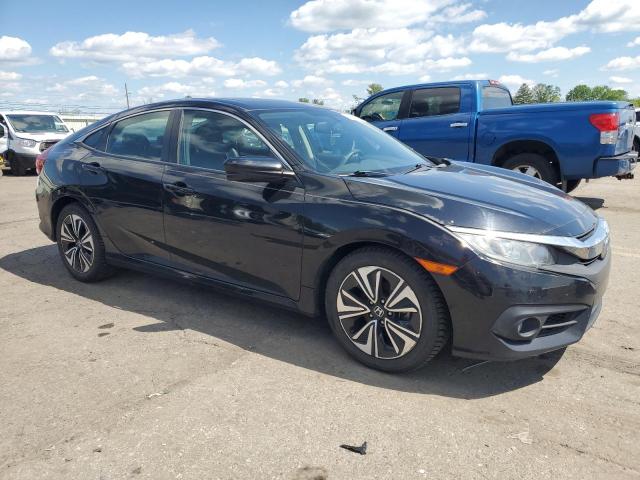 19XFC1F77JE200457 - 2018 HONDA CIVIC EXL BLACK photo 4