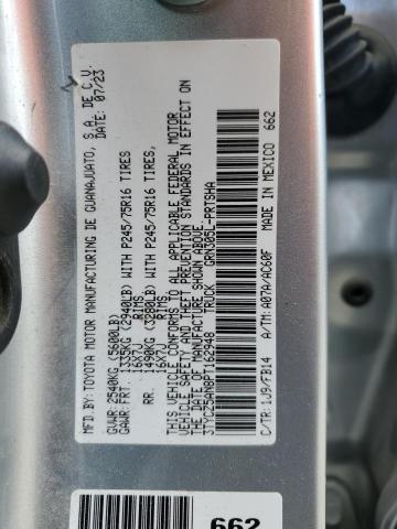 3TYCZ5AN8PT162948 - 2023 TOYOTA TACOMA DOUBLE CAB ვერცხლისფერი ფოტო 12