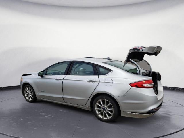 3FA6P0LU4HR123533 - 2017 FORD FUSION SE HYBRID SILVER photo 2