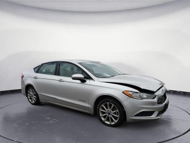 3FA6P0LU4HR123533 - 2017 FORD FUSION SE HYBRID SILVER photo 4