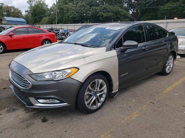 3FA6P0LU3HR234560 - 2017 FORD FUSION SE HYBRID TWO TONE photo 1