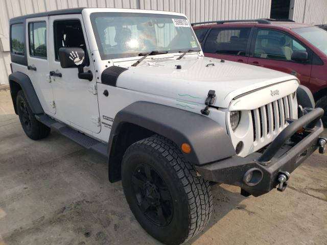 1C4BJWKG9EL293485 - 2014 JEEP WRANGLER U SPORT WHITE photo 4