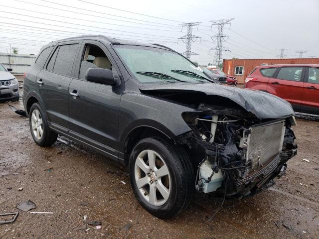 5NMSH13E37H120111 - 2007 HYUNDAI SANTA FE SE BLACK photo 4