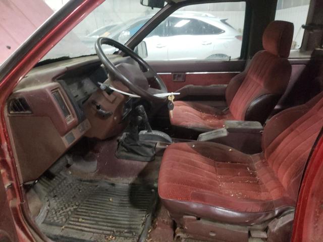 1N6HD16Y3NC330017 - 1992 NISSAN TRUCK KING CAB SE MAROON photo 7