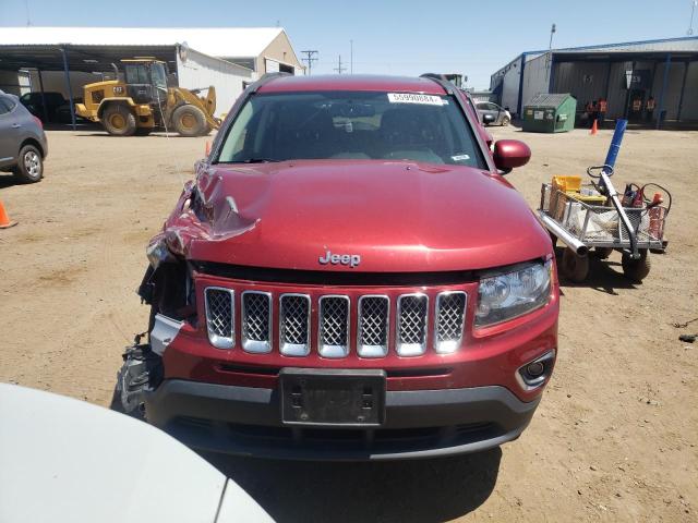 1C4NJDEB7HD163754 - 2017 JEEP COMPASS LATITUDE BURGUNDY photo 5