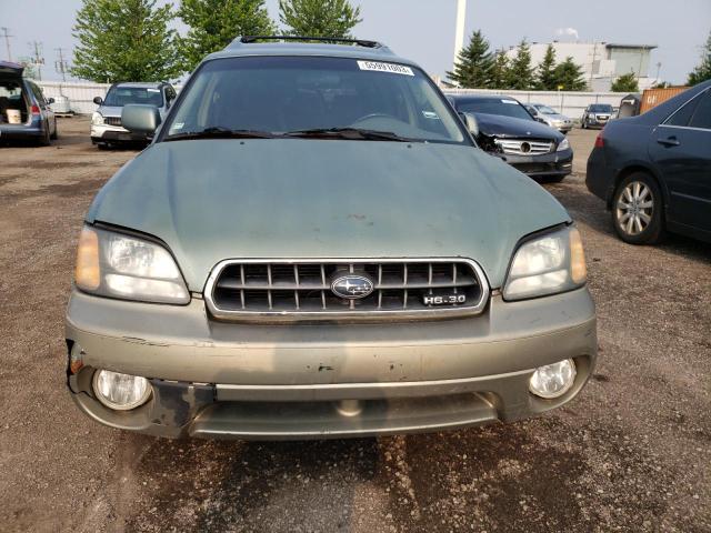 4S3BH815647604112 - 2004 SUBARU LEGACY OUTBACK H6 3.0 SPECIAL GREEN photo 5