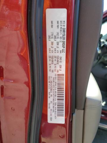 1C4RDHAG7DC598131 - 2013 DODGE DURANGO SXT RED photo 13