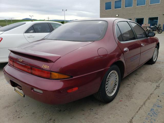 JNKAY21D4PM032476 - 1993 INFINITI J30 BURGUNDY photo 3