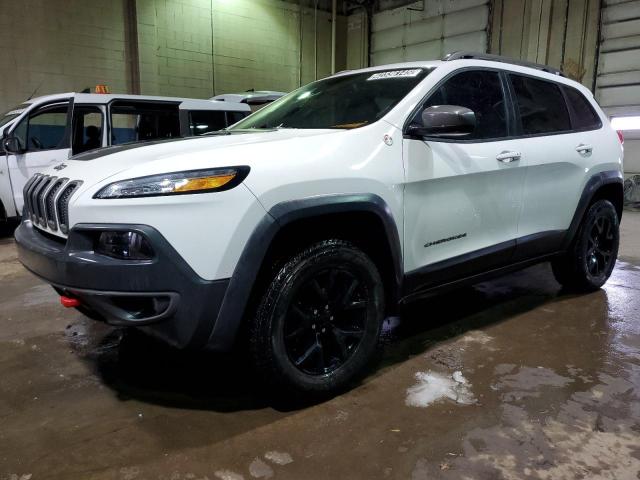 1C4PJMBS7FW609741 - 2015 JEEP CHEROKEE TRAILHAWK WHITE photo 1