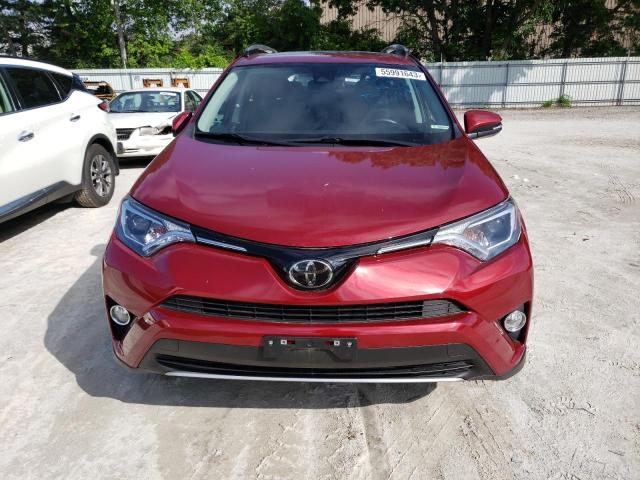 2T3RFREV0JW791366 - 2018 TOYOTA RAV4 ADVENTURE RED photo 5