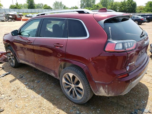 1C4PJMJN9KD174092 - 2019 JEEP CHEROKEE OVERLAND MAROON photo 2