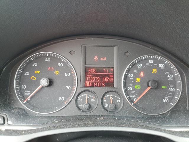 3VWEG71K07M054977 - 2007 VOLKSWAGEN JETTA WOLFSBURG 黑色 照片 9