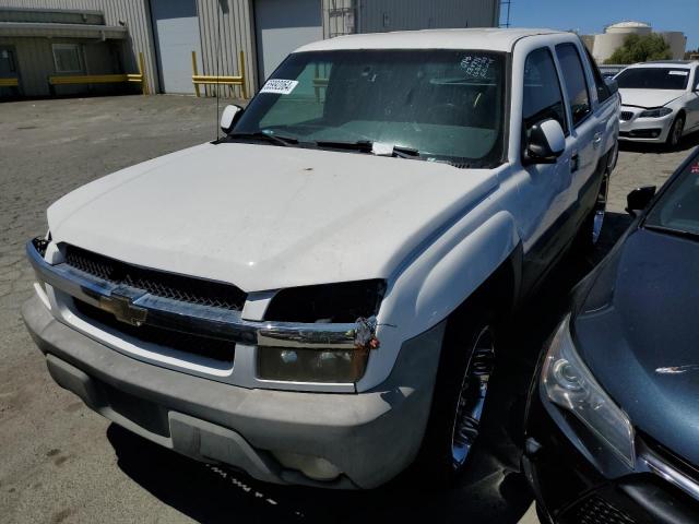 3GNEC13T92G302126 - 2002 CHEVROLET AVALANCHE C1500 WHITE photo 1