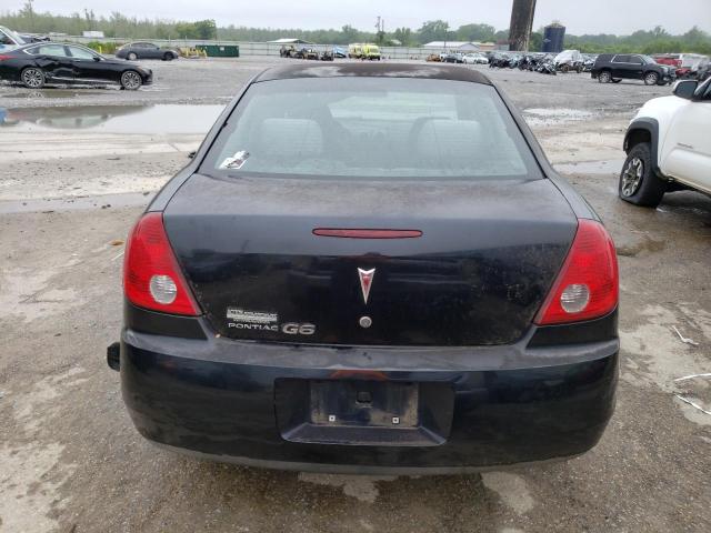 1G2ZF58B774142393 - 2007 PONTIAC G6 VALUE LEADER BLACK photo 6