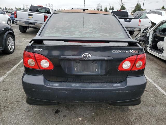 2T1BY32E15C422500 - 2005 TOYOTA COROLLA XRS BLACK photo 6