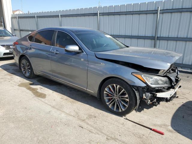 KMHGN4JEXFU083886 - 2015 HYUNDAI GENESIS 3.8L GRAY photo 4