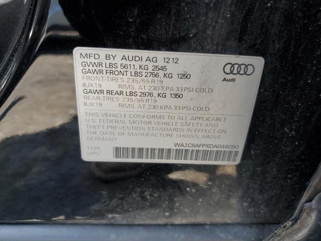 WA1C8AFPXDA046090 - 2013 AUDI Q5 PREMIUM HYBRID BLACK photo 12