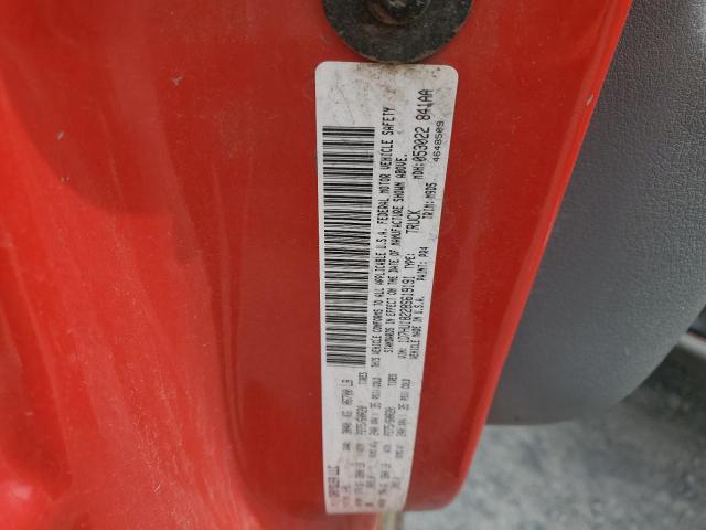 1D7HU18228S619191 - 2008 DODGE RAM 1500 ST RED photo 12