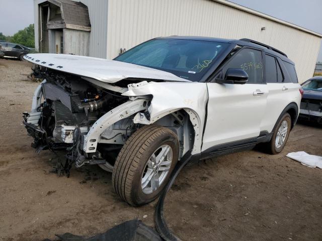 1FM5K8GC4MGA81141 - 2021 FORD EXPLORER ST WHITE photo 1