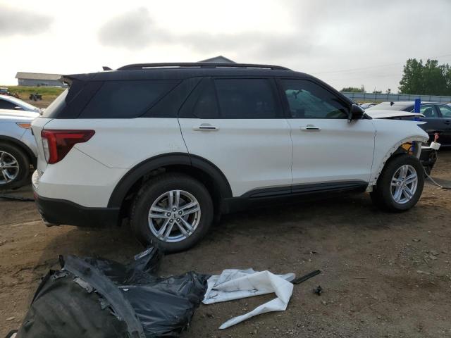 1FM5K8GC4MGA81141 - 2021 FORD EXPLORER ST WHITE photo 3