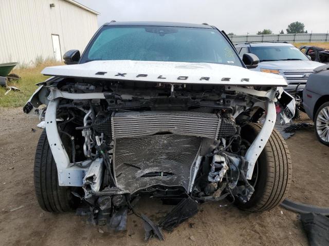 1FM5K8GC4MGA81141 - 2021 FORD EXPLORER ST WHITE photo 5