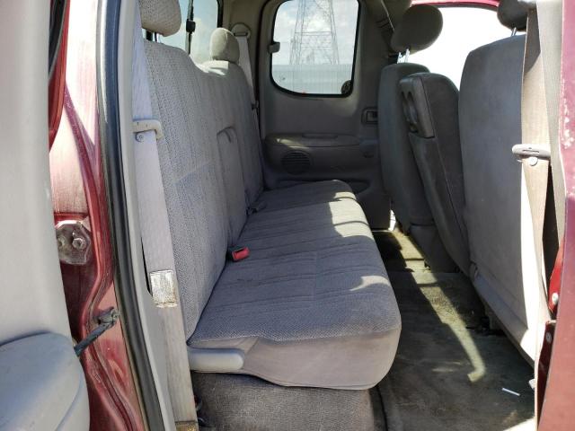 5TBRT3418YS020503 - 2000 TOYOTA TUNDRA ACCESS CAB BURGUNDY photo 10