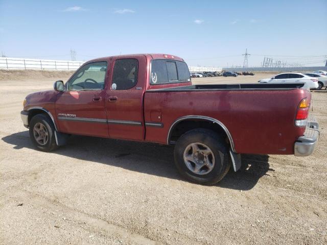 5TBRT3418YS020503 - 2000 TOYOTA TUNDRA ACCESS CAB 勃艮第红 照片 2