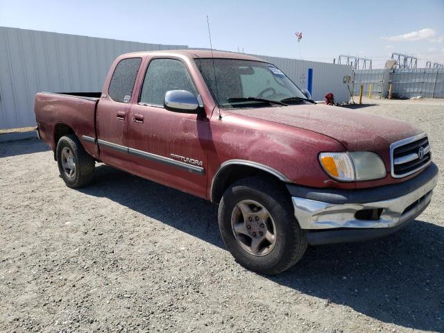 5TBRT3418YS020503 - 2000 TOYOTA TUNDRA ACCESS CAB 勃艮第红 照片 4