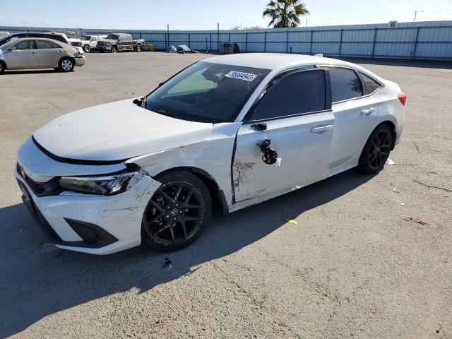 2HGFE2F51PH513534 - 2023 HONDA CIVIC SPORT WHITE photo 1