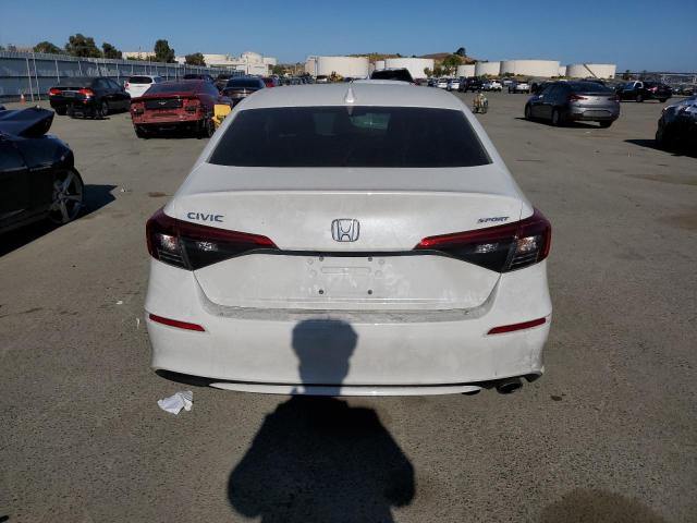 2HGFE2F51PH513534 - 2023 HONDA CIVIC SPORT WHITE photo 6