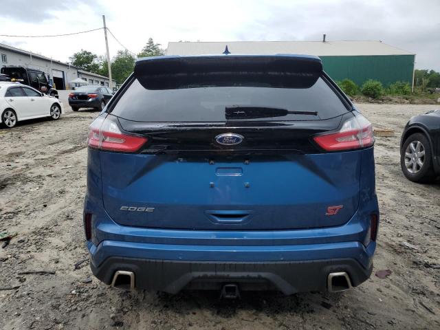 2FMPK4AP6KBC52425 - 2019 FORD EDGE ST BLUE photo 6