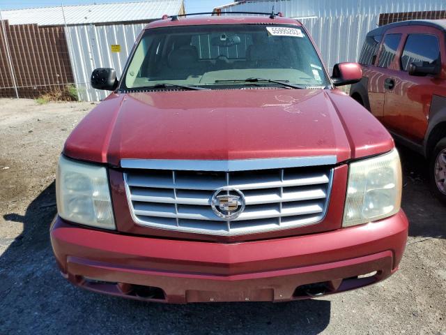 3GYFK66NX4G270780 - 2004 CADILLAC ESCALADE ESV BURGUNDY photo 5