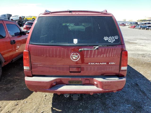 3GYFK66NX4G270780 - 2004 CADILLAC ESCALADE ESV BURGUNDY photo 6